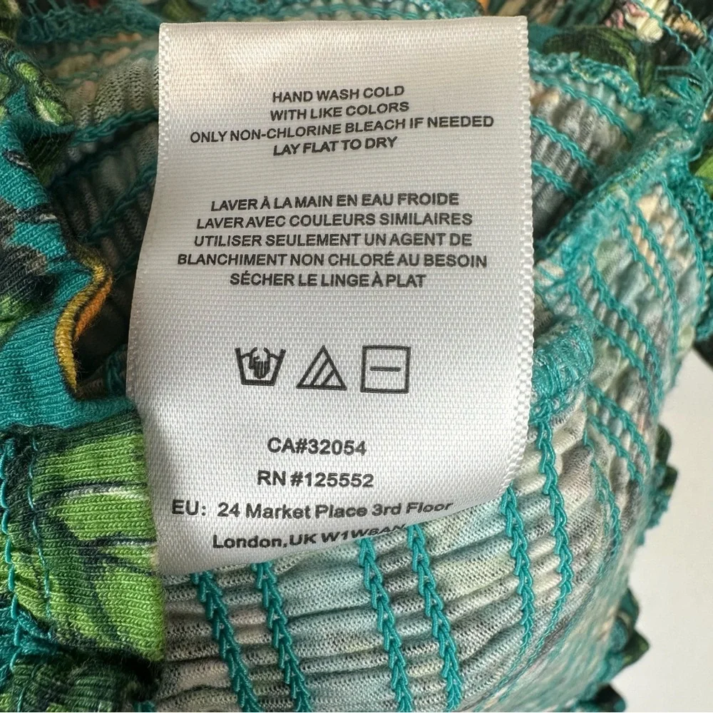 Dolan Anthropologie Smocked Toucan Top - Picture 4 of 8